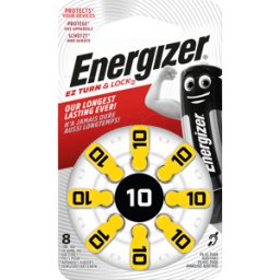 ENERGIZER EN 8X10 - Batería para audífonos, zinc-aire, 5,8x3,6 mm, Aid