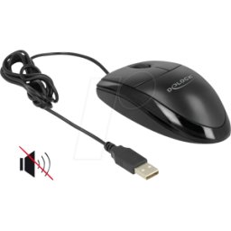 DELOCK 12106 - Ratón (ratón), cable, USB