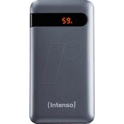 INTENSO 7332354 - Powerbank, Li-Po, 20000 mAh, USB/ USB-C, color plateado