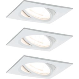 PAULMANN PLM 93472 - Luminaria empotrable led NOVA 3 x 6,5 W, 2700 K, blanco mate