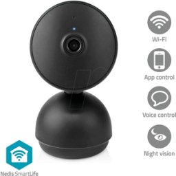 NEDIS N WIFICI22CBK - Cámara de vigilancia, IP, WLAN, interior