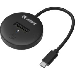 SANDBERG 136-47 - Estación de acoplamiento, 1x M.2 NVMe, USB-C 3,2
