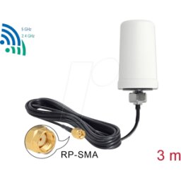 DELOCK 89449 - ANTENA WLAN, RP-SMA