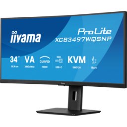 IIYAMA IIY XCB3497WQSNP - Monitor curvo de 86cm, UWQHD, USB-C, altavoces