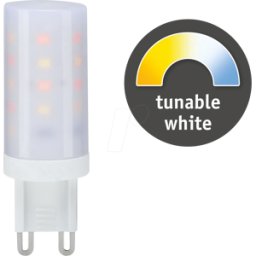 PAULMANN PLM 28820 - Lámpara LED G9, 4 W, 300 lm, 2200 K, regulable