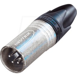NEUTRIK NC4MXX - Conector de cable XLR, 4 pines, plateado, niquelado