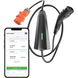 NECHARGE PRO - Cargador móvil NEcharge PRO, 11 kW, 5 m, 16 A, App