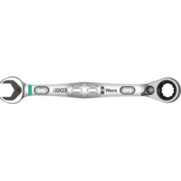 WERA 05020068001 - Llave de trinquete de anillo con boca, SW 13, conmutador Joker