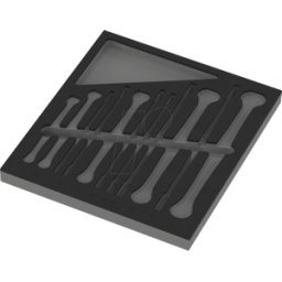 WERA 05137335001 - Inserto de espuma 6007 Joker 11 Set 1, sin herramientas
