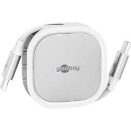 GOOBAY 77425 - Cable de sincronización y carga, USB-C > USB-C, 1 m, enro