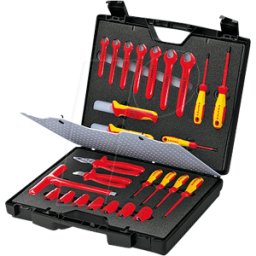 KNIPEX KN 98 99 12 - Juego de herramientas, VDE, maletín de herramientas, elec