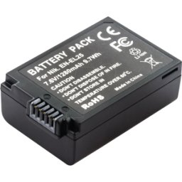 FREI AKKU 42939 - Batería, cámara digital, compatible, 1280 mAh, Nik