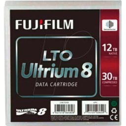 FUJIFILM FUJI LTO 8 - Cinta LTO ULTRIUM 8, 12 TB (30 TB), Fuji