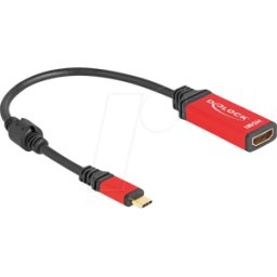 DELOCK 60053 - Adaptador USB C > HDMI, 8K@60Hz, 1,4, 0,2 m