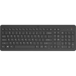 HEWLETT PACKARD HP 805T1AA - Teclado inalámbrico, USB, negro, diseño: DE