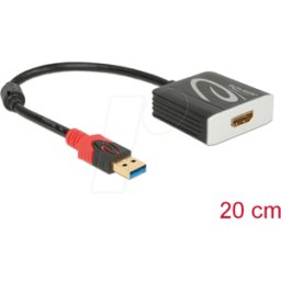 DELOCK 62736 - Adaptador Delock USB 3.0 Tipo-A Macho > HDMI Hembra