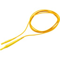 SONEL YEBBF10 - Cable de ensayo, 2,0 m, amarillo, fundido, CAT IV 1000 V.