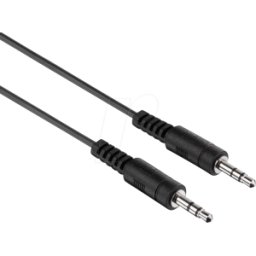 HDSUPPLY HDS C010-020-V2 - Cable de audio, conector jack de 3,5 mm, 2 m, negro