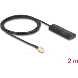DELOCK 12050 - Antena, SMA, omnidireccional, negro