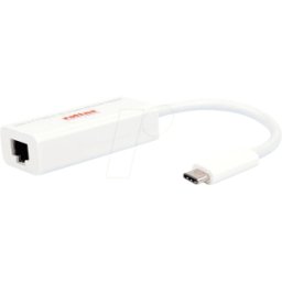 ROLINE 12021109 - Tarjeta de red, USB-C, Gigabit Ethernet, 1x RJ45