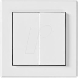 NEDIS N RFWS20WT - Interruptor de pared, RF, 2 botones