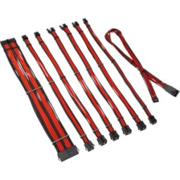 KOLINK 05716 - Juego de cables Kolink Core Pro 12V-2x6 Tipo 1 - negro/rojo