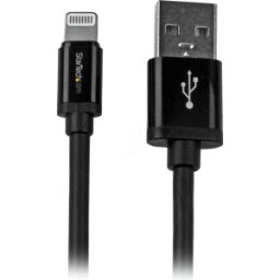 STARTECH.COM ST USBLT1MB - Cable de sincronización y carga, USB-A > Lightning, 1 m,