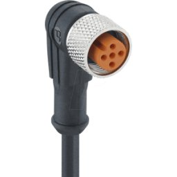 LUTRONIC LUT 1205 305 2 - Cable de sensor, M12, 5 polos, hembra > extremo abierto, 2 m