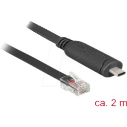 DELOCK 63912 - Cable de consola 2 m negro
