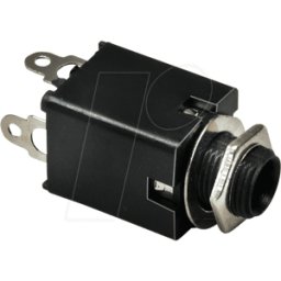 BKL 1109034 - Conector jack hembra, 6,3mm, estéreo, isol.