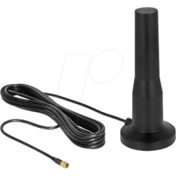 DELOCK 12586 - Antena LTE SMA conector 3 - 5 dBi 12 cm rígida omnidirecc
