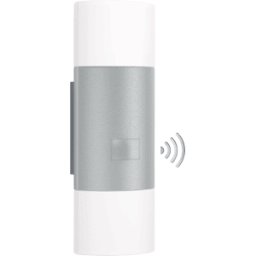 STEINEL 576219 - Luz de pared, 11 W, 755 lm, 3000 K, plata, IP44