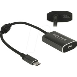 DELOCK 62990 - Cable adaptador USB Tipo-C macho > miniDP hembra, USB Tipo-C..
