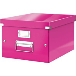 LEITZ 60440023 - Caja de archivos C&S; WOW media rosa