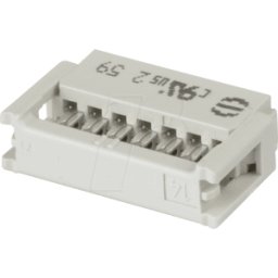 HARTING HAN 514 6803 - Conector hembra de poste - 14 polos, RM 2,54 mm
