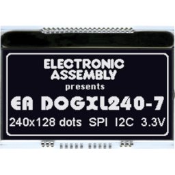 DISPLAY VISIONS EA DOGXL240S-7 - Módulo gráfico con pantalla RAM, 84 x 42,9 mm, 240 x 128 puntos,