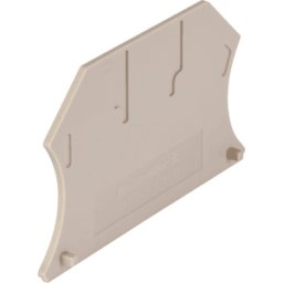 WEIDMÜLLER WAP 2.5-10 - Placa de terminación Klippon® Connect, serie W, beige