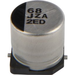 PANASONIC EEHZA 68U 63A - SMT híbrido de polímeros ELKO, 68 microF, 63 V, 6,
