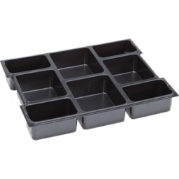 BS SYSTEMS GMBH & CO. KG BOXX 1000010125 - Inserto para piezas pequeñas, 8 cubetas, para L-BOXX 102