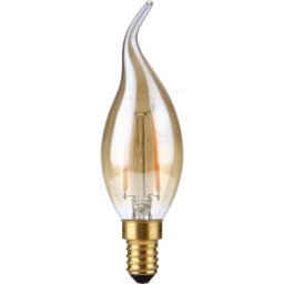 SCHIEFER LIGHTING SCHI LX023859515 - Lámpara LED E14, 2 W, 140 lm, 2200 K, filamento, regulable