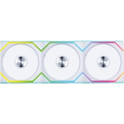 LIAN 12RSL1W3W - Lian Li Wireless ARGB PWM Ventilador, Reverso, 120 mm, blanco