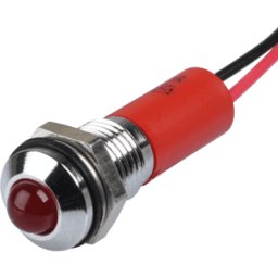 APEM APM Q8P3C R12E - Lámpara de señalización LED, roja, 12 V, 8