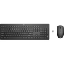 HEWLETT PACKARD HP 1Y4D0UT - Combinación de teclado y ratón, radio, negro