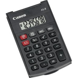 CANON AS-8 - Calculadora, negra