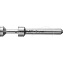 HARTING HAN 933 6127 - Pasador de contacto, 0,14 - 0,37mm², cobre, chapado en plata