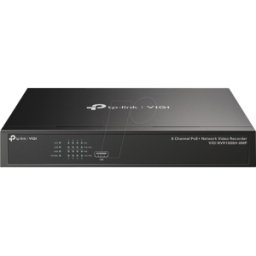 TP-LINK TPLINK NVR1008H8 - Grabadora de vídeo en red, 8 canales, PoE+