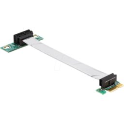 DELOCK 41839 - Tarjeta de elevación, PCIe x1 > x1, cable de 7 cm, orient
