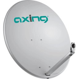 AXING SAA80-01 - Espejo SAT, aluminio, 80 cm, gris