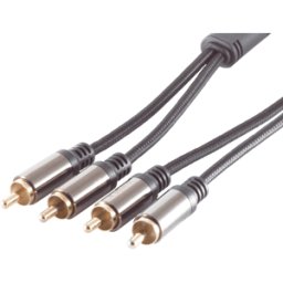 SHIVERPEAKS SHVP B20-41055 - PRO Serie II Audio Stereo RCA Cable, 5,0m