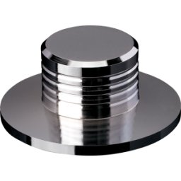LENCO TTA-076SI - Plato giratorio, peso récord, plata